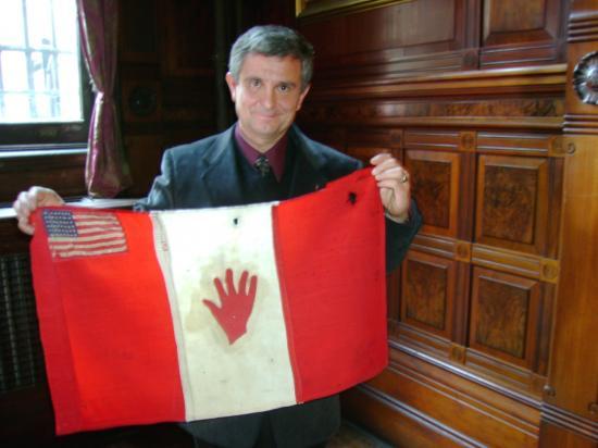 Chevalier  Goybet : Tournage du film le Red Hand Flag,   New York