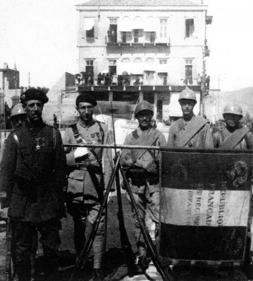 Soldats a Beyrouth 1920