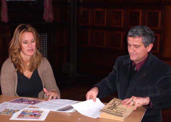 Chevalier Henri Goybet et Elyse Luray expert d'History Detectives