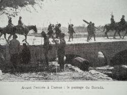 Avant l'entrée A Damas : le passage du Barada.